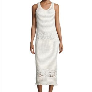 Tory Burch Ivory Nerano Tank Dress
